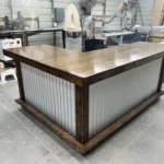 Provincial Metal Original L Shape Medium Indoor Home Bar 2 Provincial Metal Original L Shape Medium Indoor Home Bar