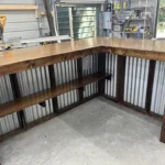Provincial Metal Original L Shape Medium Indoor Home Bar 5 Provincial Metal Original L Shape Medium Indoor Home Bar