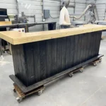Ebony Natural Jackson U Shape Sales Counter 1 Jackson U Shape Sales Counter