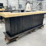 Ebony Natural Jackson U Shape Sales Counter 3 Jackson U Shape Sales Counter