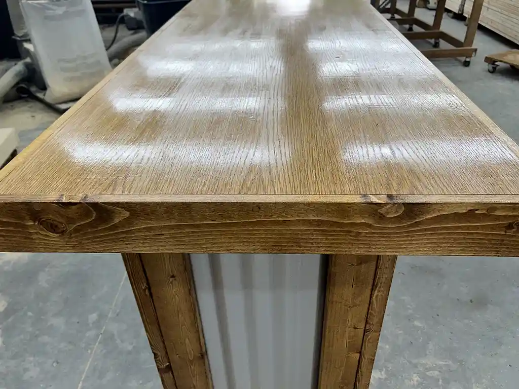 Golden Oak Metal Straight Ace Large Indoor Home Bar 1 Golden Oak Metal Straight Ace Large Indoor Home Bar