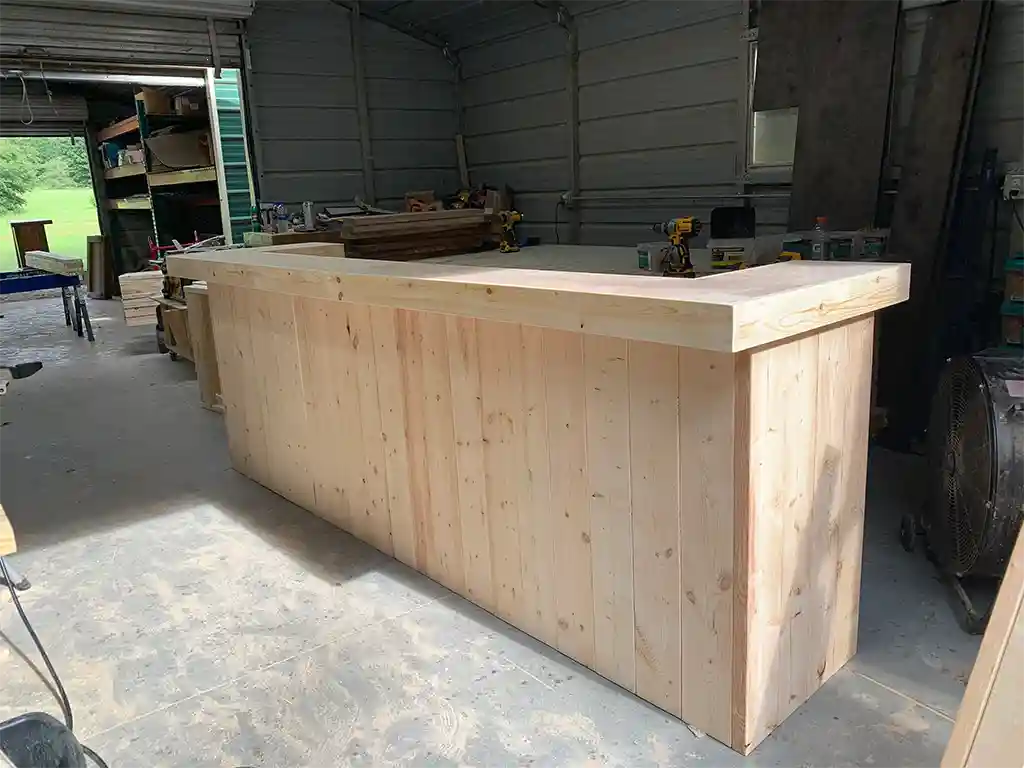 Jackson U Shape Sales Counter Unfinished 1 Jackson U Shape Sales Counter Unfinished