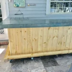 Original L Shape Covered Patio Home Bar Natural Poly Blue Colors 1 Original L Shape Covered Patio Home Bar Natural Poly Blue Colors 1