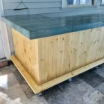 Original L Shape Covered Patio Home Bar Natural Poly Blue 2 Original L Shape Covered Patio Home Bar Natural Poly Blue Colors 2