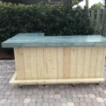 Original L Shape Covered Patio Home Bar Natural Poly Blue 5 Original L Shape Covered Patio Home Bar Natural Poly Blue Colors 5