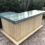 Original L Shape Covered Patio Home Bar Natural Poly Blue 6 Original L Shape Covered Patio Home Bar Natural Poly Blue Colors 6