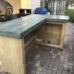 Original L Shape Covered Patio Home Bar Natural Poly Blue 7 Original L Shape Covered Patio Home Bar Natural Poly Blue Colors 7