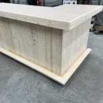 Unfinished Original L-Shape Indoor Home Bar 3 Unfinished Original L Shape Indoor Home Bar