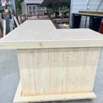 Unfinished Original L-Shape Indoor Home Bar 4 Unfinished Original L Shape Indoor Home Bar