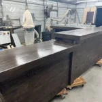 Espresso Coffee Shop L Shape Large Sales Counter with ADA drop 2