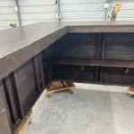 Espresso Coffee Shop L Shape Large Sales Counter with ADA drop 5