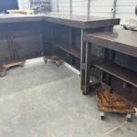 Espresso Coffee Shop L Shape Large Sales Counter with ADA drop 7