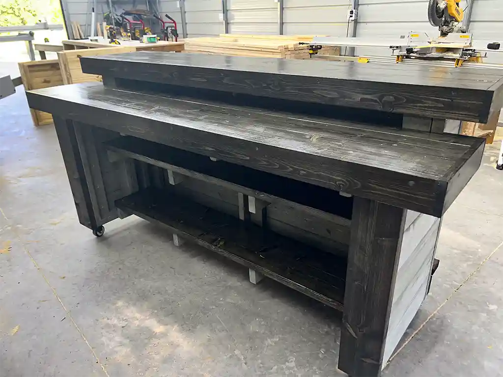 Horizon Buffet Covered Patio Bar Stormwash Ebony 5