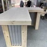Metal Original L Shape Indoor Home Bar Unfinished 5