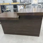 6' Espresso Coffee Shop Sales Counter with ADA drop right & two 11 shelves 1 6' Espresso Coffee Shop Sales Counter with ADA drop right & two 11 shelves 1