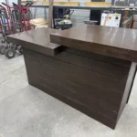 6' Espresso Coffee Shop Sales Counter with ADA drop right & two 11 shelves 1 6' Espresso Coffee Shop Sales Counter with ADA drop right & two 11 shelves 1